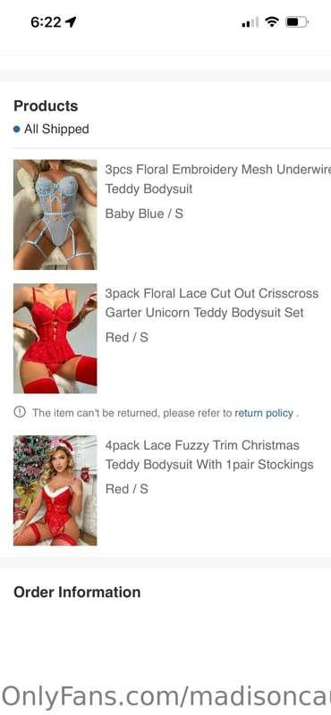 Can’t wait to show you my new lingerie❤️;)