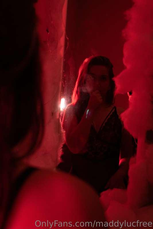 I know its way past Halloween now, but the red is a vibe.