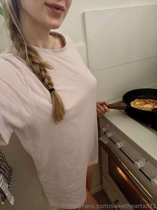POV: you’re getting up and find me in the kitchen making fre..