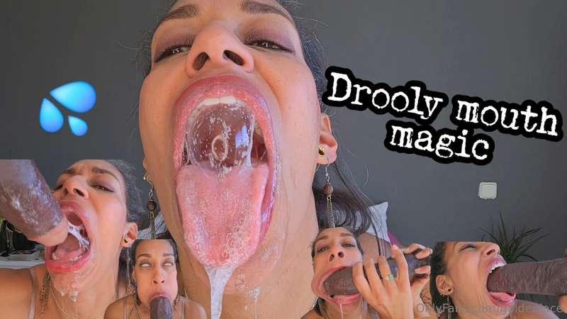 TEASER: sloppy, gagging cum begging