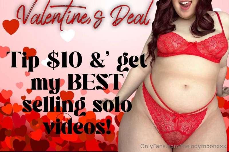 ❤️Valentine's Deal🌹Tip $10 & get my BEST selling solo videos..