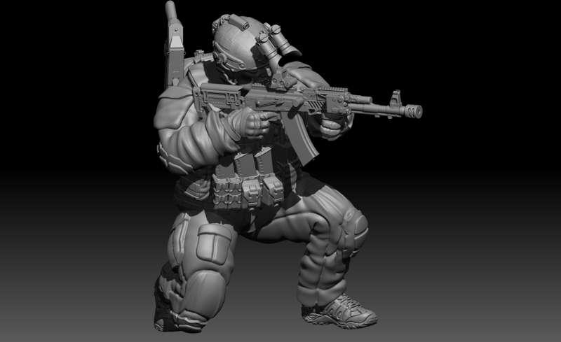 Ultra Modern Spetsnaz pose test (Exclusive)