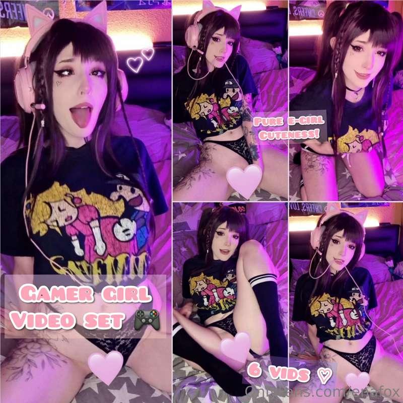 [Gamer girl vid set 🎮💕 6 vids]

If you enjoyed my [Gamer Gir..
