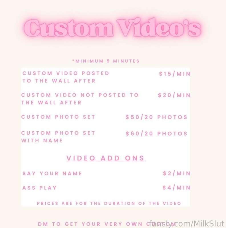 I’m feeling filthy today 😈 can I make a custom for you? 