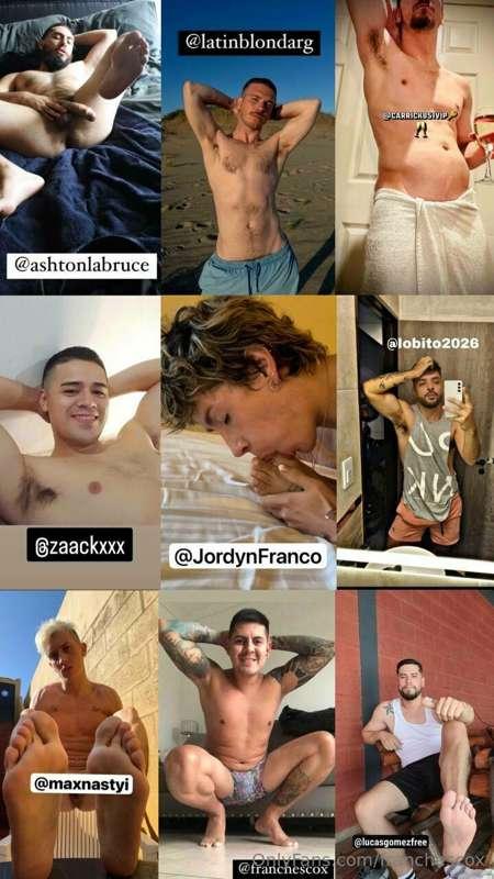 Would you like to have any of these men with you? 😈 Don't he..