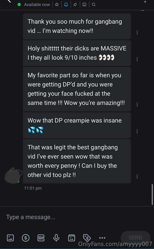 Someone loves the new gangbang vid…. I did forget to mention..