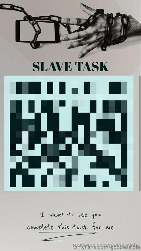 Become my new slave, unlock this task! 😏
