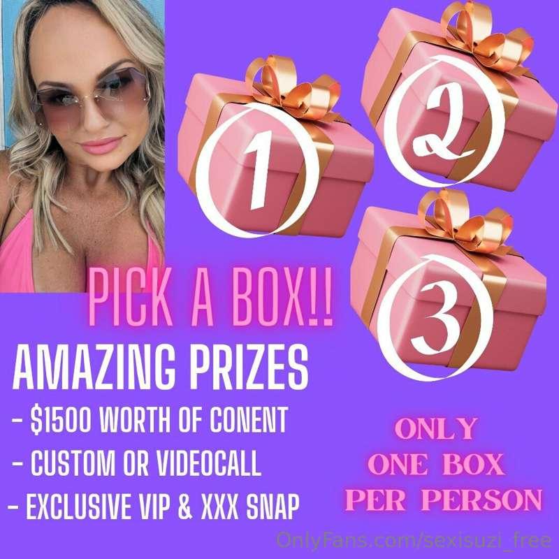 💞𝐍𝐄𝐖💞 𝐍𝐄𝐖 💞𝐍𝐄𝐖💞
🎁 PICK A PRESENT -CHALLENGE 💕

Let's play a ..
