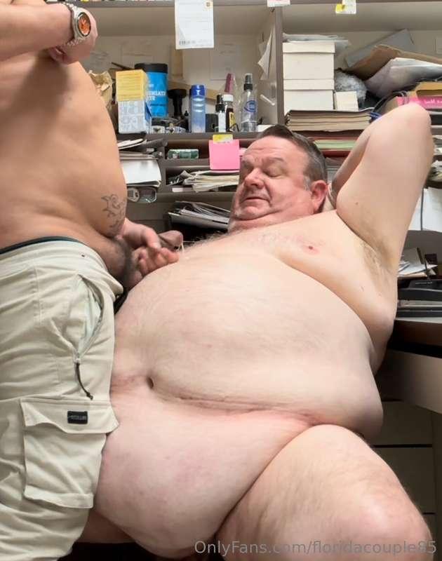 After work, met him I the office