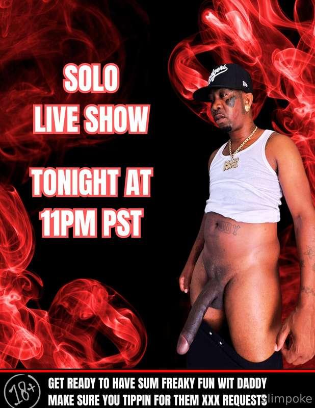 What’s good mane, yo fav Chocolate Daddy is goin’ LIVE TONIG..