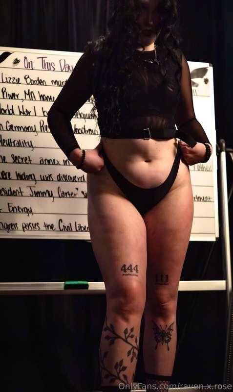 Class is in session… and my clothes are failing me one by on..