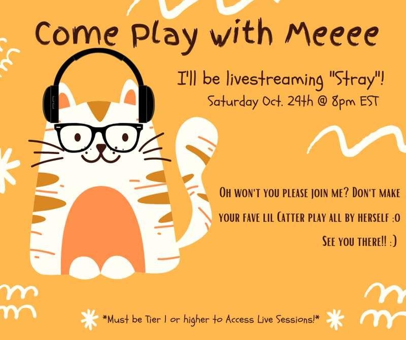 Come Play with Me this Saturday at 8pm EST! :D
