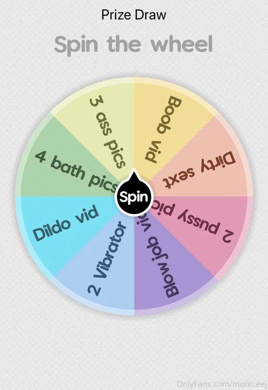 ❗️Spin The Wheel ❗️
    
I’ll screen record the spin and pos..