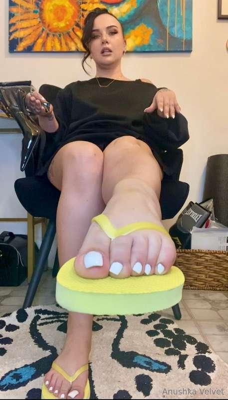 Ah, the power of My feet... It's a sensation like no other, ..