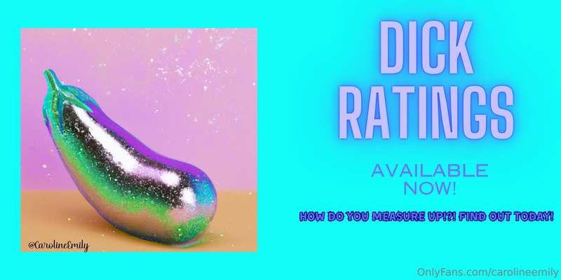 Y'all!! DICK RATING VIDS are available!!!!!!! I have SOOO mu..