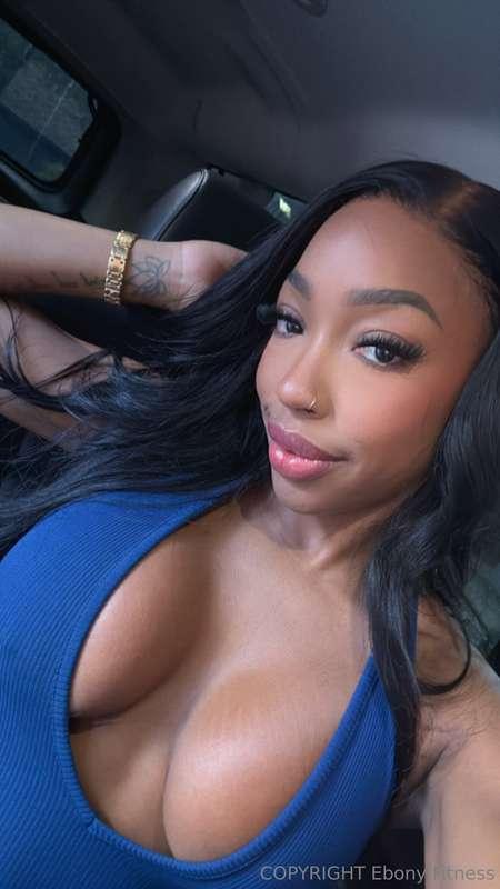 How do I look in this body suit? Is blue my color? 😘♥️