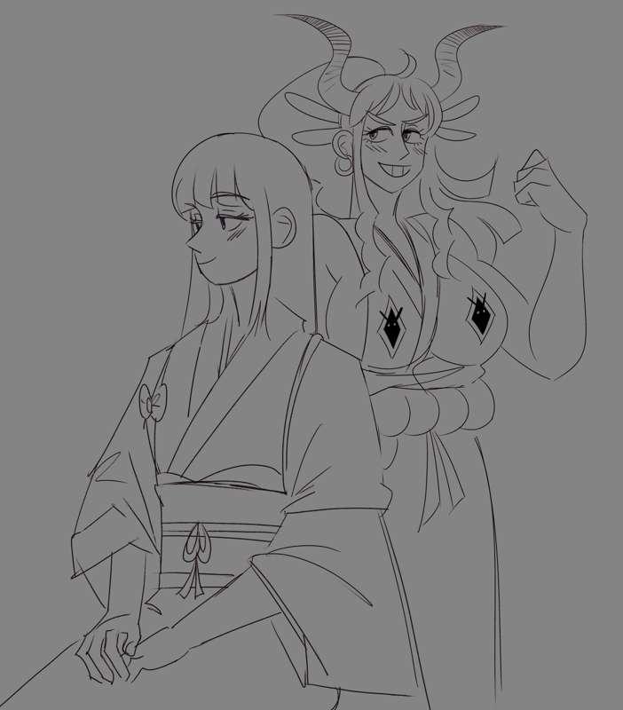 O-kiku and Yamato WIP