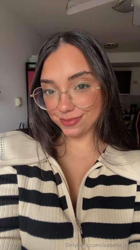Do you like how my glasses look? 😈 I know many people find t..