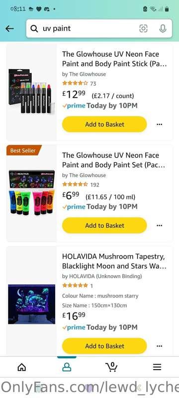 My friend got me UV LED strips for my room, so if you'd like..