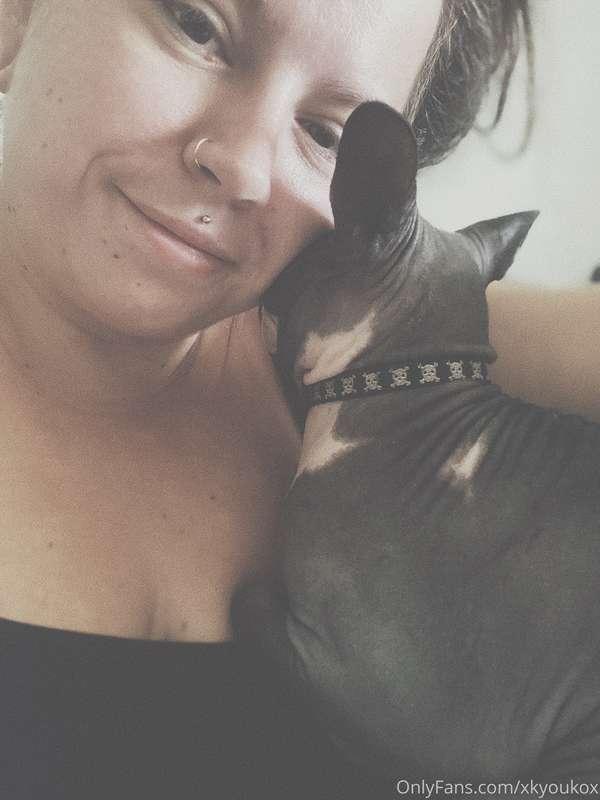 He always cuddles, especially lately while I have been sick ..