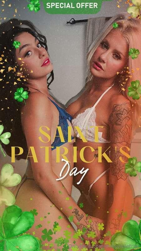 Getting lucky on St. Patty's Day 💚🍀💋 Nothing like finding a ..