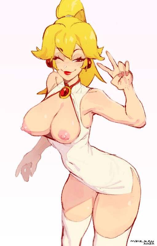 014: Double peach doodles