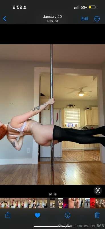 like this and comment if you want to see me poledance nakey