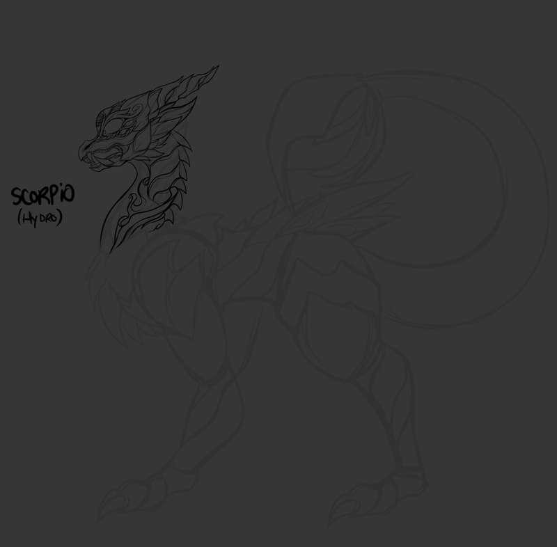 [Personal OC Work] Scorpio WIP