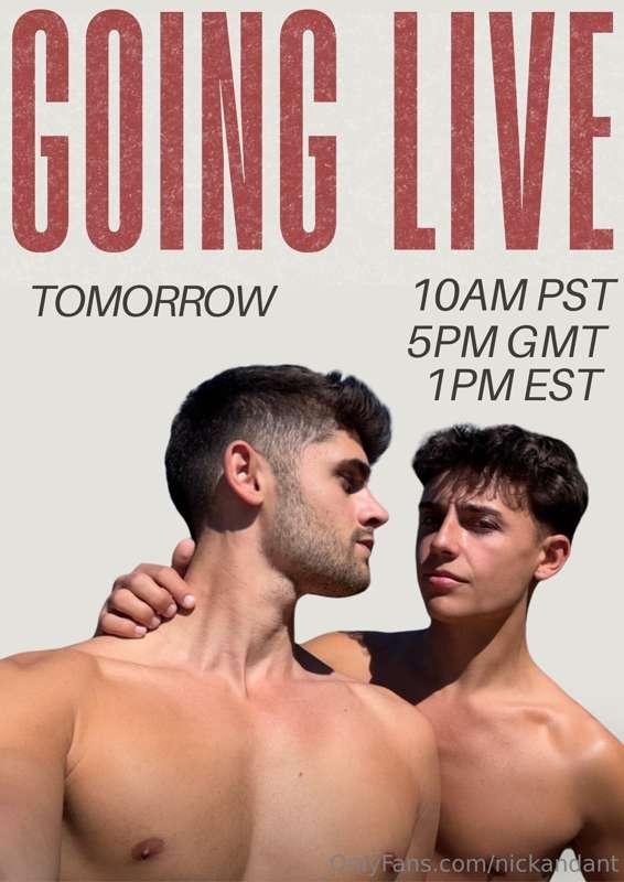 SURPRISE LIVE TOMORROW! ❤️‍🔥❤️‍🔥 Don't miss out we have a bi..