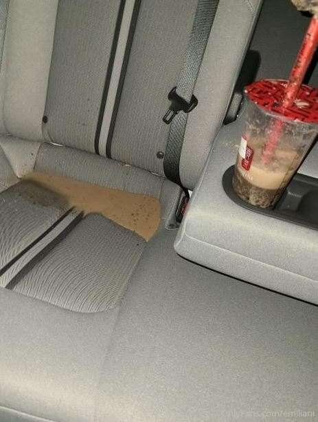 if anyone wants to give me uh.... enough to clean my seat.....