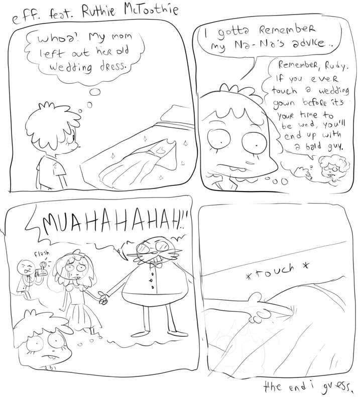 eff out-take: ruthie and the wedding dress (dubbers)