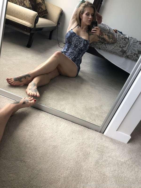 Silky sensual snakeskin minidress 😛