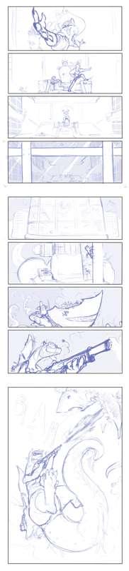 Sketch Sunday 7/15 - Seven Skies 1-3