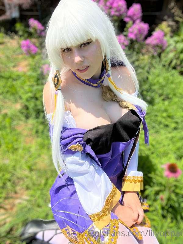 Lots of lewd Lysithea in her ripped white tights! 😏 Hope it ..