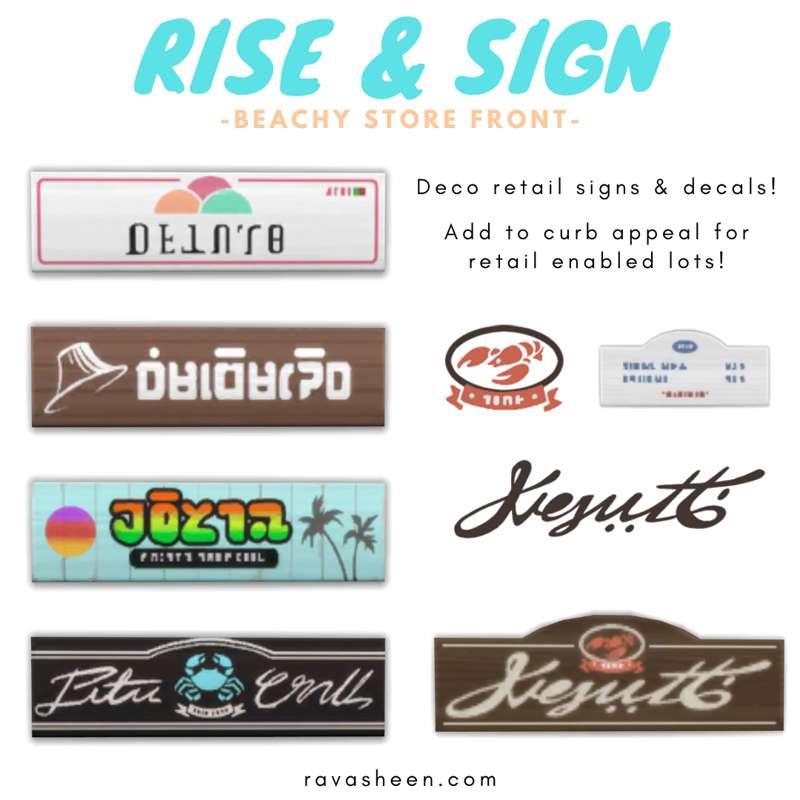 Rise & Sign - Beachy Store Front