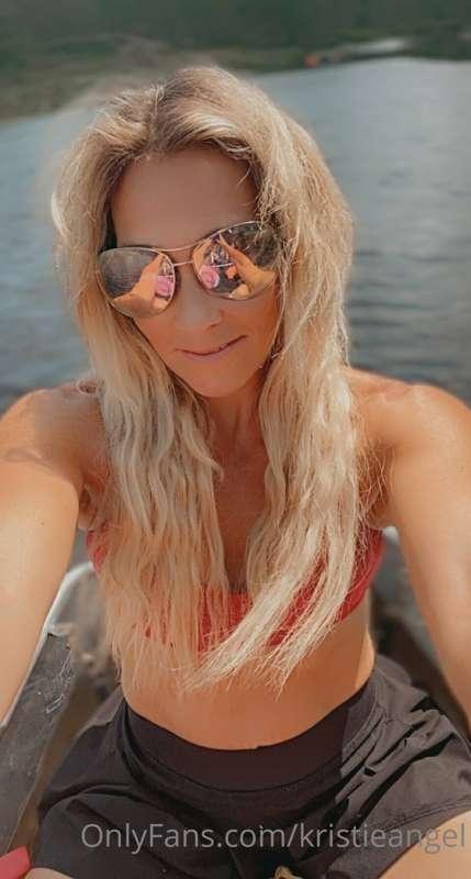 Out kayaking today we might just to a live maybe if we get s..