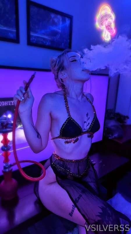 Blowing smoke but I'd rather be blowing you 😅