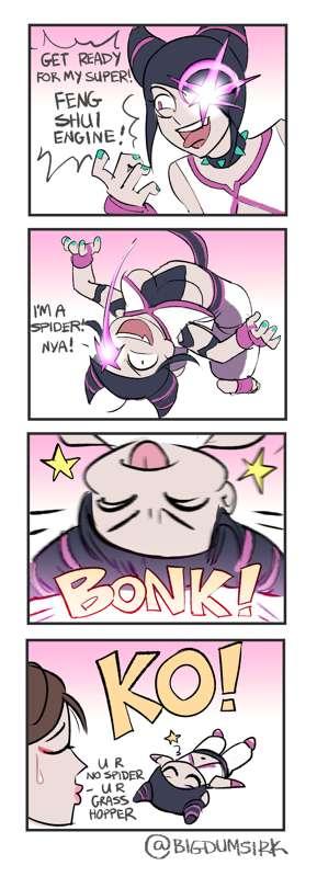 Street Fighter 6 Juri self KO