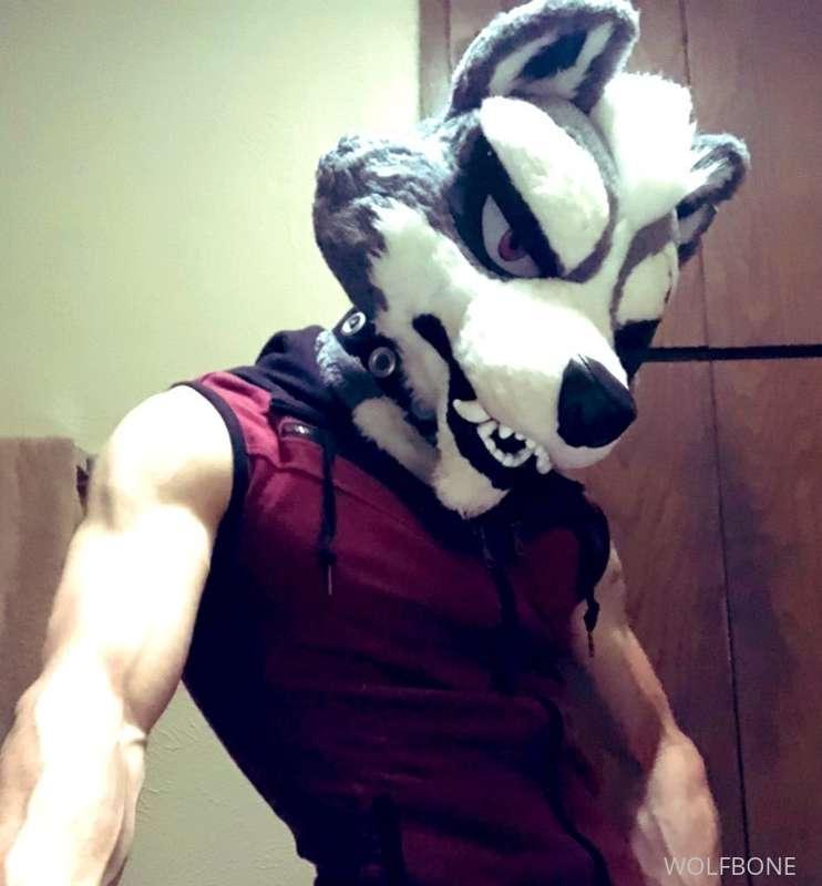 Your werewolf boyfriend is quite the show off!