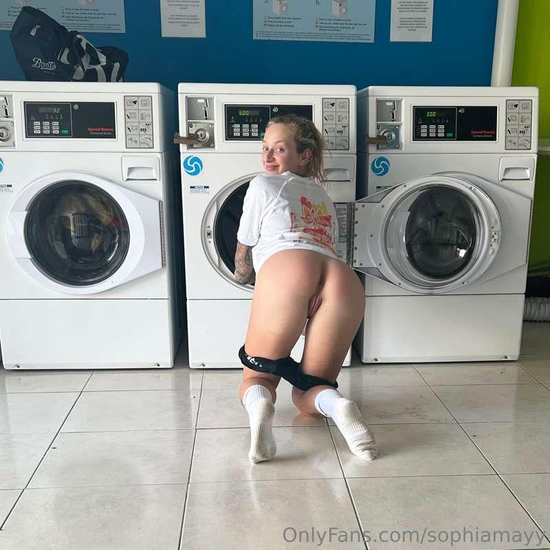 It’s laundry day! The day I like to tease the laundry man on..