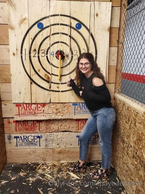 Flash back Friday—ax throwing is so much fun ❤️