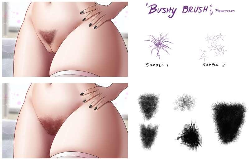 Bushy brush! By fraxstars