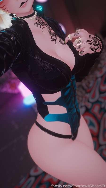 New set~ Hope you like my new cyber bodysuit~ 

#anime #vr #foxgirl #blonde #slut #fyp #futa #riding #facesitting #nude #videos #goth #tattoos