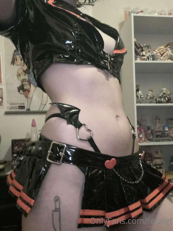 lil bloated today but heres one of the outfits 👀