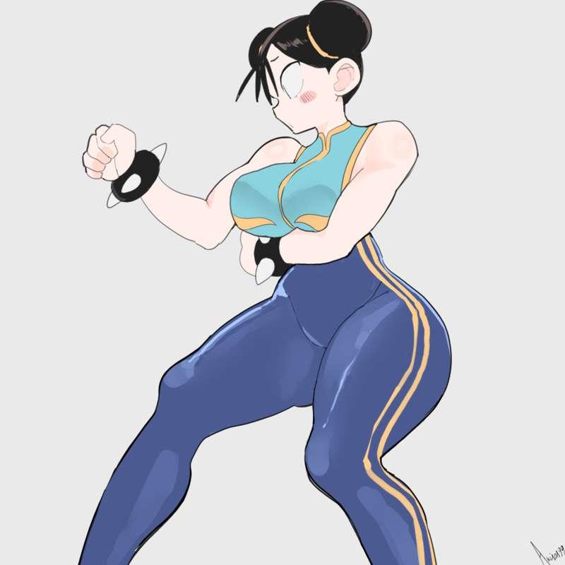 Chun Li Fighting Pose + NSFW version 