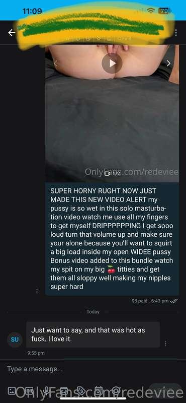 Message me for the new video drop if u haven’t already gotte..