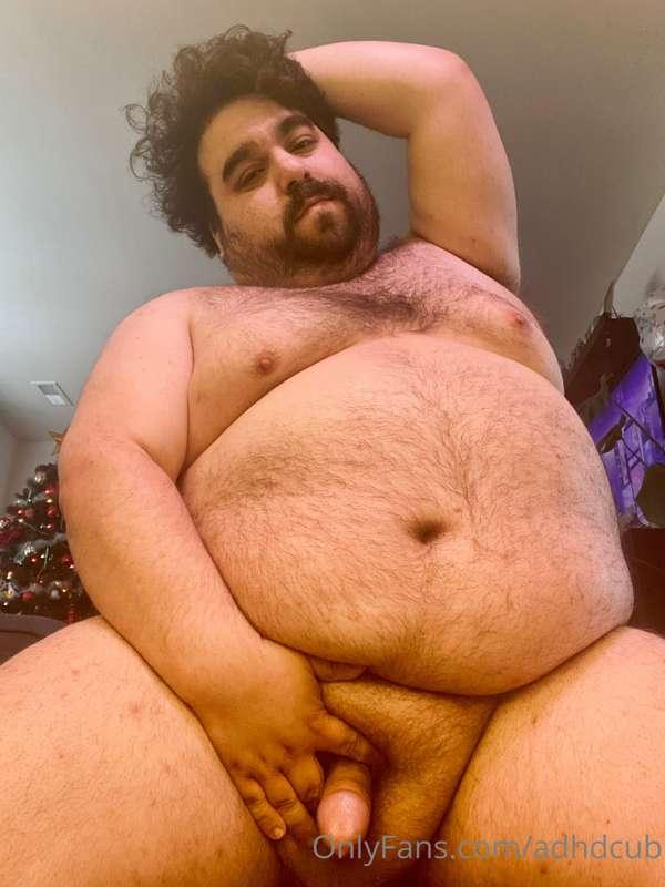 I’m gonna distract you from the Christmas tree that’s still ..