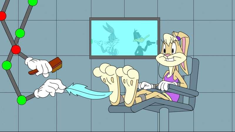 Lola Tickled by Bugs and Daffy