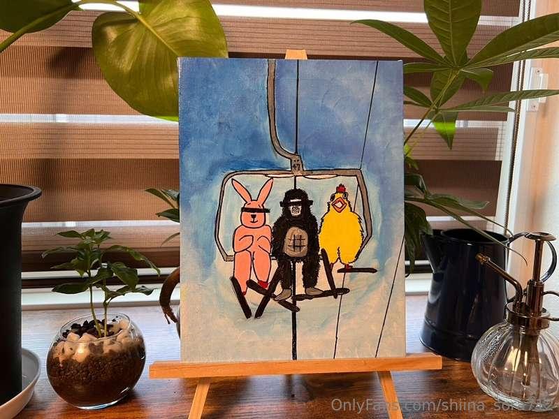 最近、絵を描き始めたんだ！ yahooオークションに出品していました、 依頼も可能です！  only fansからの依頼..