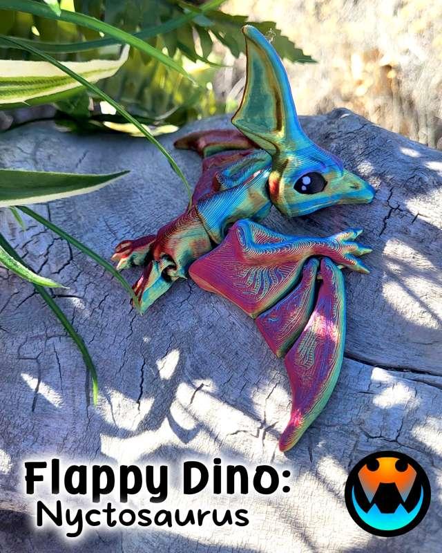 Tiny Pterodactyl & Nyctosaurus (Flappy Dinos)